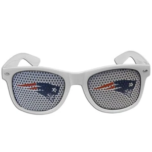 New England Patriots White Game Day Shades Sunglasses NFL Licensed - Picture 1 of 1