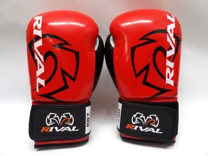 Rival Boxing RB7 Fitness Plus Hook & Loop Bag Gloves - Rd/Bk - LG - New w Defect - Picture 1 of 6
