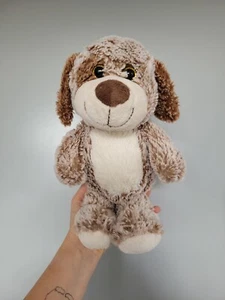 Kellytoy braun und weiß weicher Hund 12 Zoll Plüschtier Stofftier Spielzeug Tröster - Bild 1 von 5