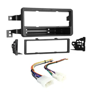 99-8207 Single Din Radio Install Dash Kit & Wires for Toyota, Car Stereo Mount - Picture 1 of 3