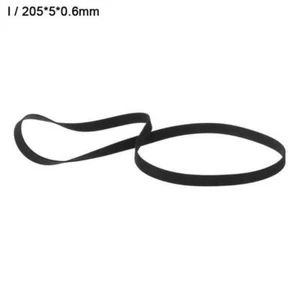 205*5*0.6mm Black All Size Rubber Drive Belt Turntable Replacement Hot C7 - Picture 1 of 1
