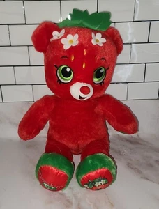 Build A Bear Workshop Shopkins Strawberry Kiss Bär 17 Zoll Plüsch BAB nicht mehr produziert - Bild 1 von 8