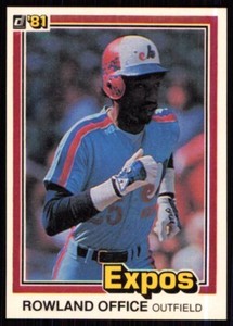 1981 Donruss Rowland Office Montreal Expos #213