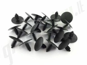 Tannenbaum Zierklammern 6 - 7 mm, Kopf 28 mm Bogeneinlage Gummidichtung Halter - Bild 1 von 5