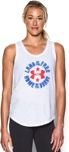 Under Armour Women's 4th of July Tank, White, XL - Picture 1 of 7