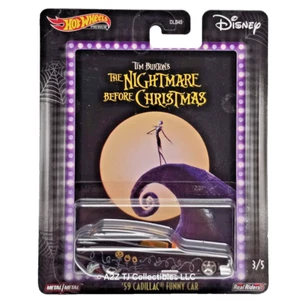HOT WHEELS Disney The Nightmare Before Christmas '59 Cadillac Funny Car 2019 - Picture 1 of 3