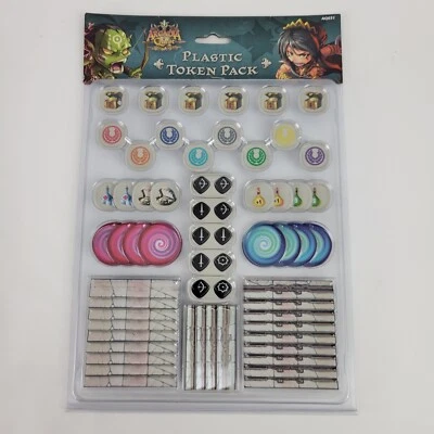 Arcadia Quest PLASTIC TOKEN PACK (CMoN) New & Sealed, 57 Pieces, AQ031, 2016 - Image 1 of 4