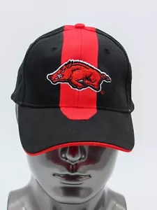 Arkansas Razorbacks Cap Hat - Two-Tone Contrast Underbill - Embroidered "Go Hogs - Picture 1 of 8