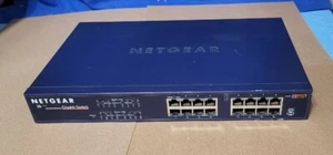 CONMUTADOR GIGABIT NETGEAR 16 PUERTOS - GS516T - ¡FUNCIONA!! - Imagen 1 de 8