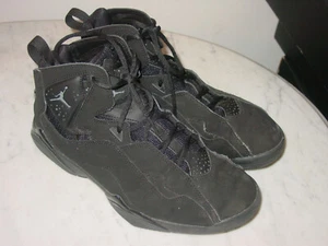2016 Nike Air Jordan True Flight Black/Dark Grey Basketball Shoes! Size 10.5 - Picture 1 of 12