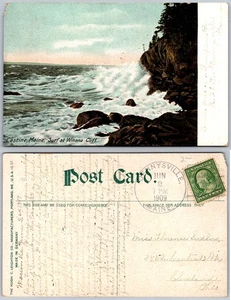 Postal de Castine Maine Surf At Winona Cliff - Imagen 1 de 1