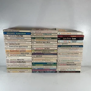 Agatha Christie Lot of 63 Vintage PB Books Mystery Crime Fiction Detective - Bild 1 von 5