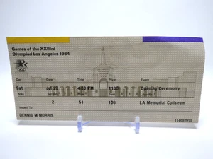 LOS ANGELES OLYMPICS 1984 TICKET OPENING CEREMONY JULY 28, 1984 - Picture 1 of 2
