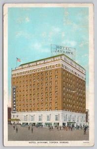 Postcard Hotel Jayhawk Topeka Kansas - Picture 1 of 2
