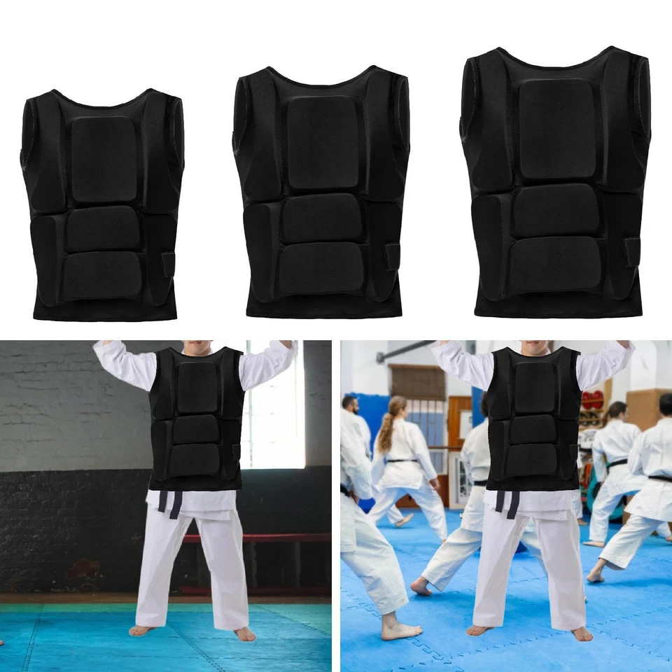 Karate Chest Protector Protection Professional Equipment Rib Shield Taekwondo - Image 1 of 1