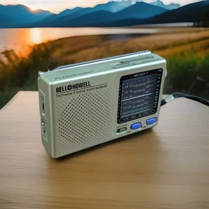 Bell & Howell Portable FM/MW/SW 9 Band World Receiver Radio Working Camping - Picture 1 of 9