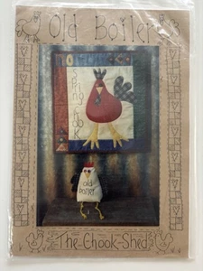 The Chook Shed - Old Boiler - Patchwork Wall Hanger Sew Pattern Vintage Craft - Picture 1 of 7
