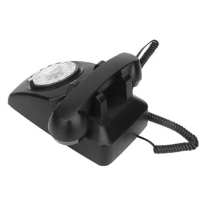 Telefon retro z kablem obrotowy wybór powtarzanie mechaniczny dzwonek kogeneracja - Zdjęcie 1 z 22