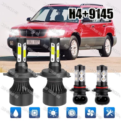 Faros antiniebla LED blancos para Subaru Forester 1998 1999 2000 2001 2002 Foto 1 de 4
