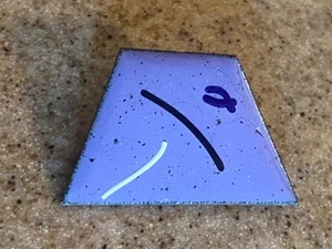 VTG Museum EVE KAPLIN? 1980s Memphis Milano Geometric Postmodern Brooch RARE - Picture 1 of 3