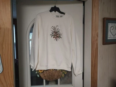 Sudadera Top Ramo Crema Elements Clásica Nueva con Etiquetas Talla XL 18 Foto 1 de 2