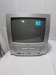 Magnavox MSD513E 13" CRT TV DVD MP3 Retro Gaming TV TESTED Working Minor Scratch - Picture 1 of 13
