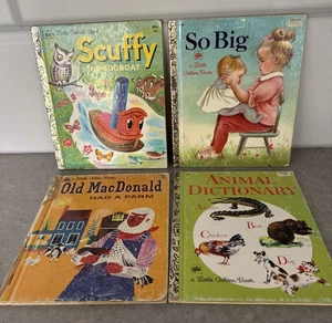 A Little Golden Books LOT of 4 Vintage Classic Children’s Stories 1970’s - Bild 1 von 14