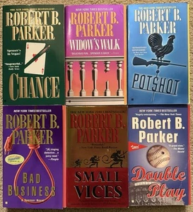 ROBERT B. PARKER LOT OF 6 DETECTIVE NOVELS (5 SPENSER NOVELS + DOUBLE PLAY) - Bild 1 von 3