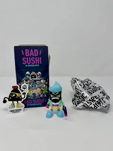 1:48 Superplastic Bad Sushi Series Kuro Gomadofu 3in Vinyl Figure RARE CHASE - Picture 1 of 12