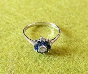 Goldring 750 / Diamant Saphir / 2,8g / 18,8mm / Gold 18k - Bild 1 von 8