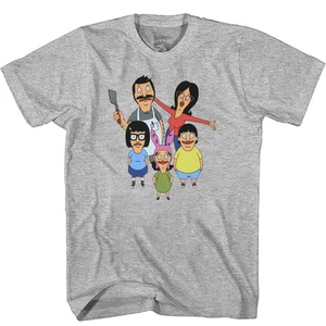 Men's Bob's Burgers Heather Grey Graphic Tee T-Shirt - Imagen 1 de 1