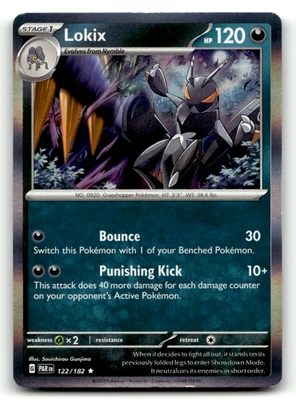 Lokix 122/182 Holo Rare SV04: Paradox Rift LP - Image 1 of 2