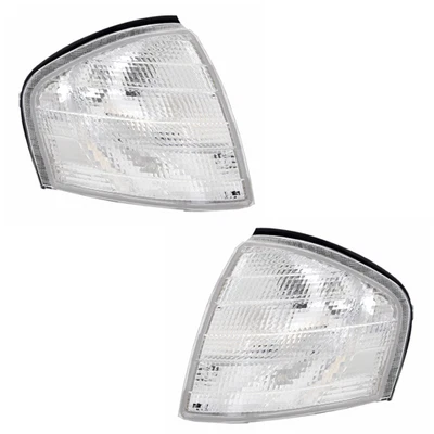 Frontblinker Set für Mercedes W202 1993-2001 C-Klasse in Weiß Blinker - Bild 1 von 4