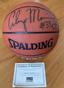 Alonzo Mourning Autographed Signed NBA Spalding Basketball - Picture 1 of 4
