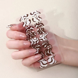 3 Sheet 3D Nails Polish Wraps Nail Art Sticker Gel Nail Stickers Set Salon - Picture 1 of 12