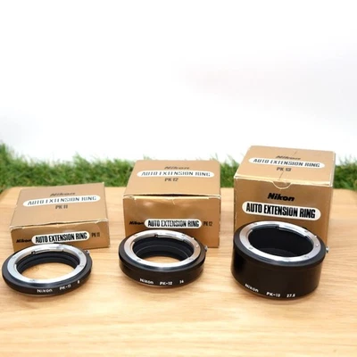 Nikon Extension Tube Ring PK-11 PK-12 PK-13 Set For F Mount W/Box [Mint] #1118D - Image 1 of 4