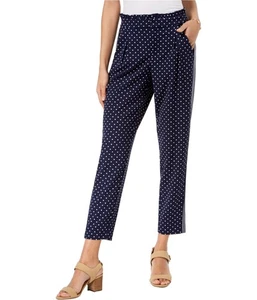 maison Jules Womens Polka Dot Casual Trouser Pants, Blue, 12 - Picture 1 of 1