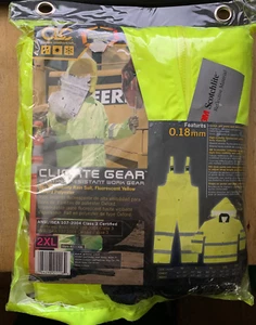 CLC Climate Gear Rainsuit VisibilityCustom Leathercraft R111X 2XL ANSI/ISEA NOB - Picture 1 of 3