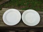 2 Farmhouse Chic 1857 Antique Anthony Shaw White Ironstone China 3½" BUTTER PATS