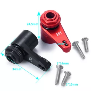 Con bocina de servo brazo de aluminio de resorte incorporado 7075 25T para axial 1/10 RBX10 AXI03005 - Imagen 1 de 13