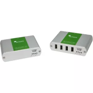 Système d'extension ICRON USB 2.0 Ranger 2304 4 ports USB 2.0 100 m CAT 5e/6/7 - Photo 1/1