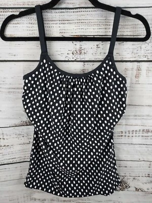 Fantasie Tankini Top 36DD Santa Mónica Con Aros Negro Lunares NUEVO Foto 1 de 4