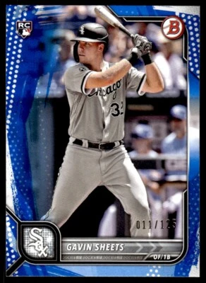 2022 Bowman BLUE Gavin Sheets /125 Chicago White Sox #60 - Image 1 of 2