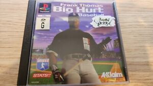 Frank Thomas Big Hurt Baseball, Sony PlayStation 1, PS1, Used, Complete