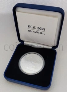 Lettland 1 lat 2011 Rigaer Dom, Silber, PP (#9864) - Bild 1 von 3