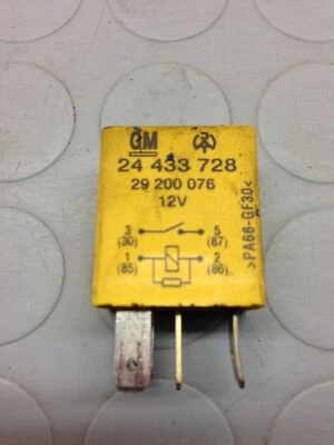 OPEL ZAFIRA A (1999-2005) 1.8 BENZINA 85KW 5P RELE' RELAY 24433728 - Immagine 1 di 2