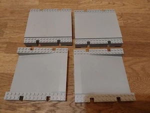 LEGO 2617 & 2642 Light Grey Harbour Baseplates 16 x 16 x 2 train 9v '12v - Picture 1 of 3