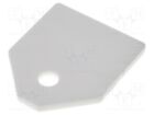 1 pcs x FISCHER ELEKTRONIK - AOS 3 P - Heat transfer pad: ceramic, TO3P, L: 17.5