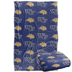 Webster University Logo Pattern Silky Touch Super Soft Throw Blanket - Picture 1 of 8