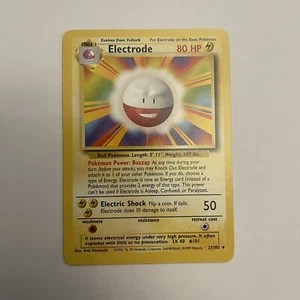 Electrode 21/102 LP-NM Non Holo Rare Unlimited Base Set WoTC 1999 Pokemon TCG - Picture 1 of 1